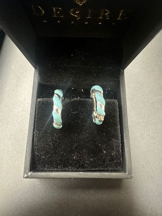 Sterling Silver Round Earring EP3360