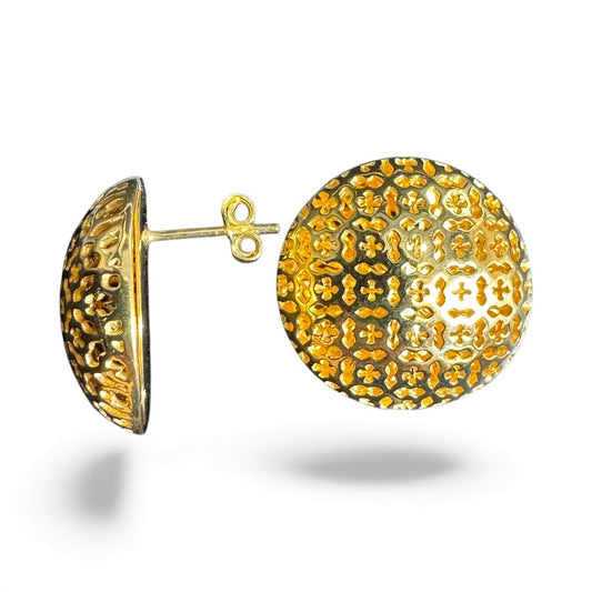 Sterling Silver Earring Gold Plated EP3364