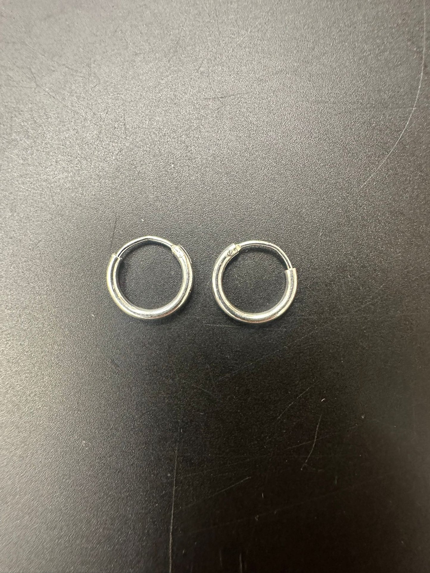 Sterling Silver Round Earring EP3369