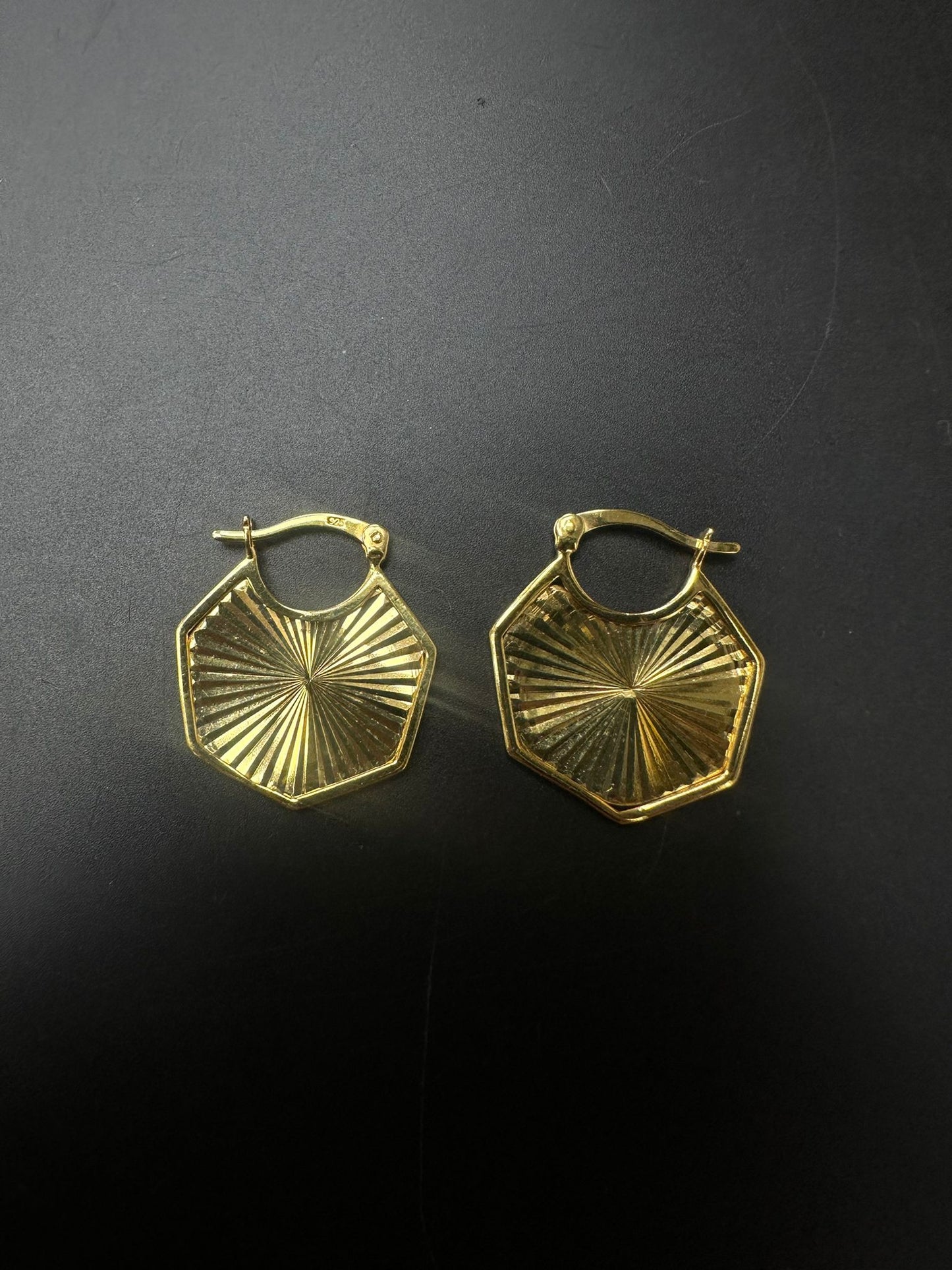 Sterling Silver Earring Gold Plated EP3378