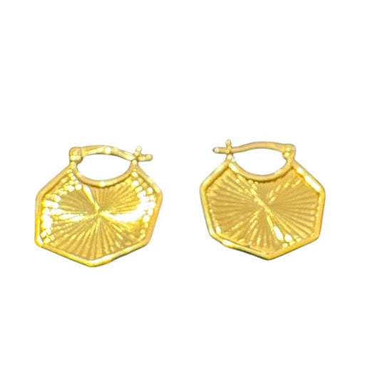 Sterling Silver Earring Gold Plated EP3378