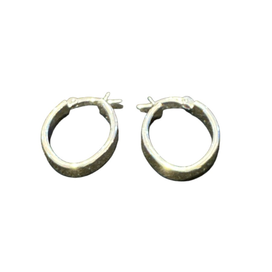 Sterling Silver Oval Earring EP3383