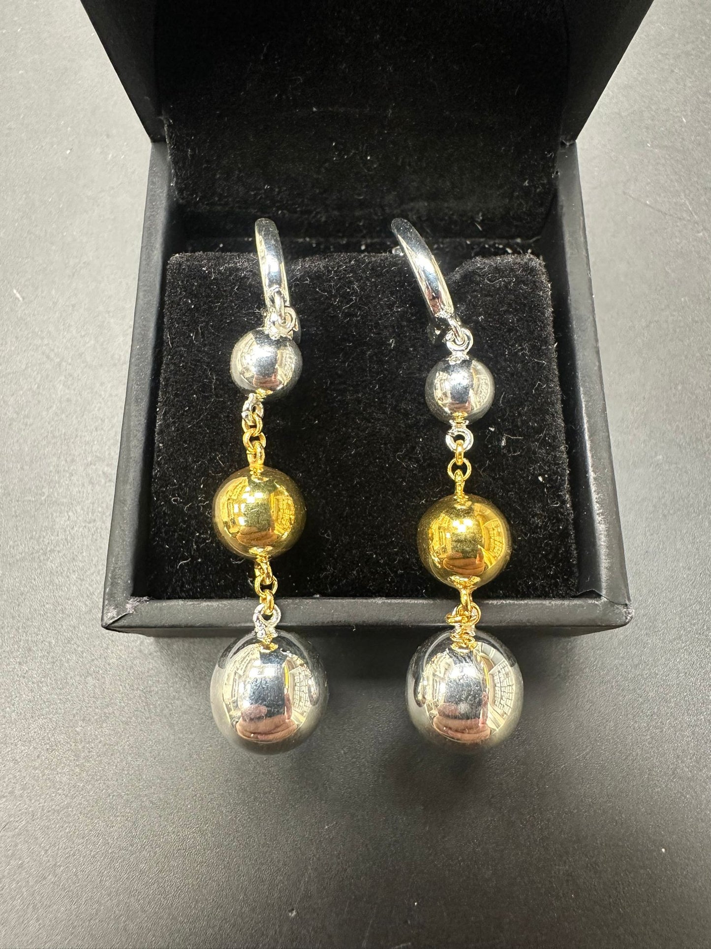Sterling Silver Drop Earring Plain EP3392