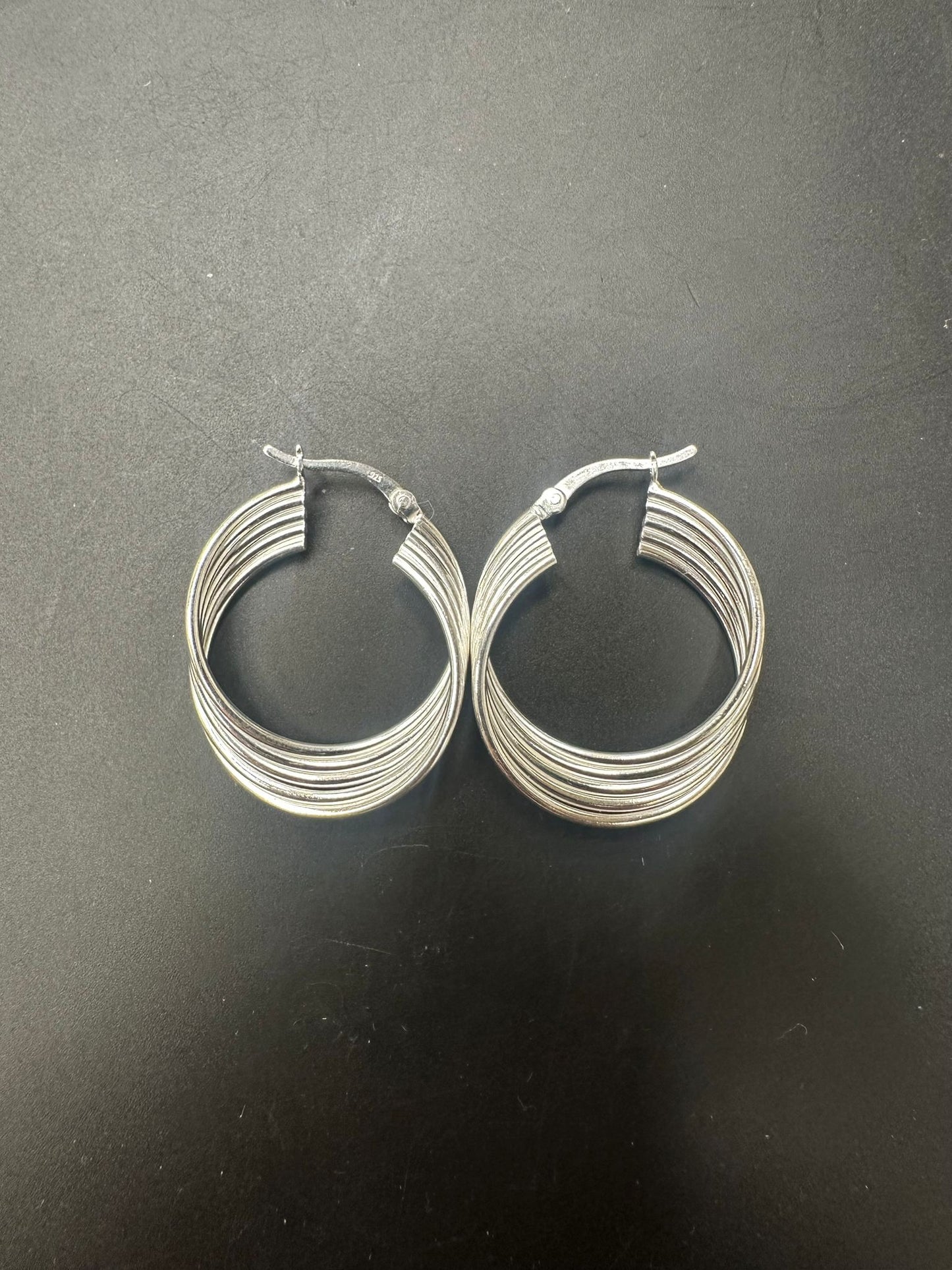 Sterling Silver Plain Earring EP3398