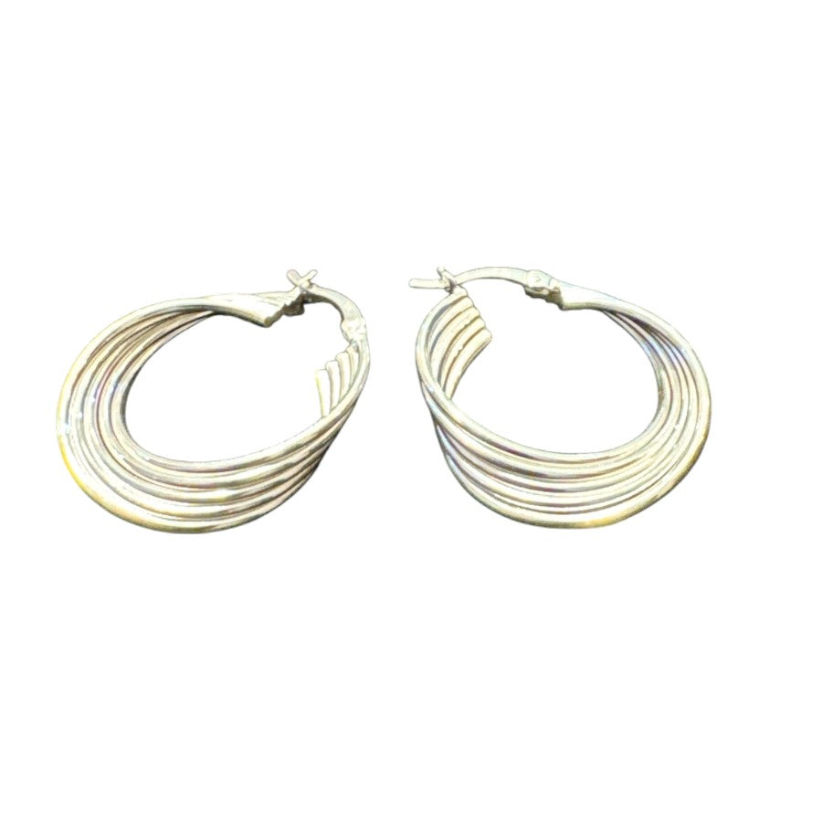 Sterling Silver Plain Earring EP3398
