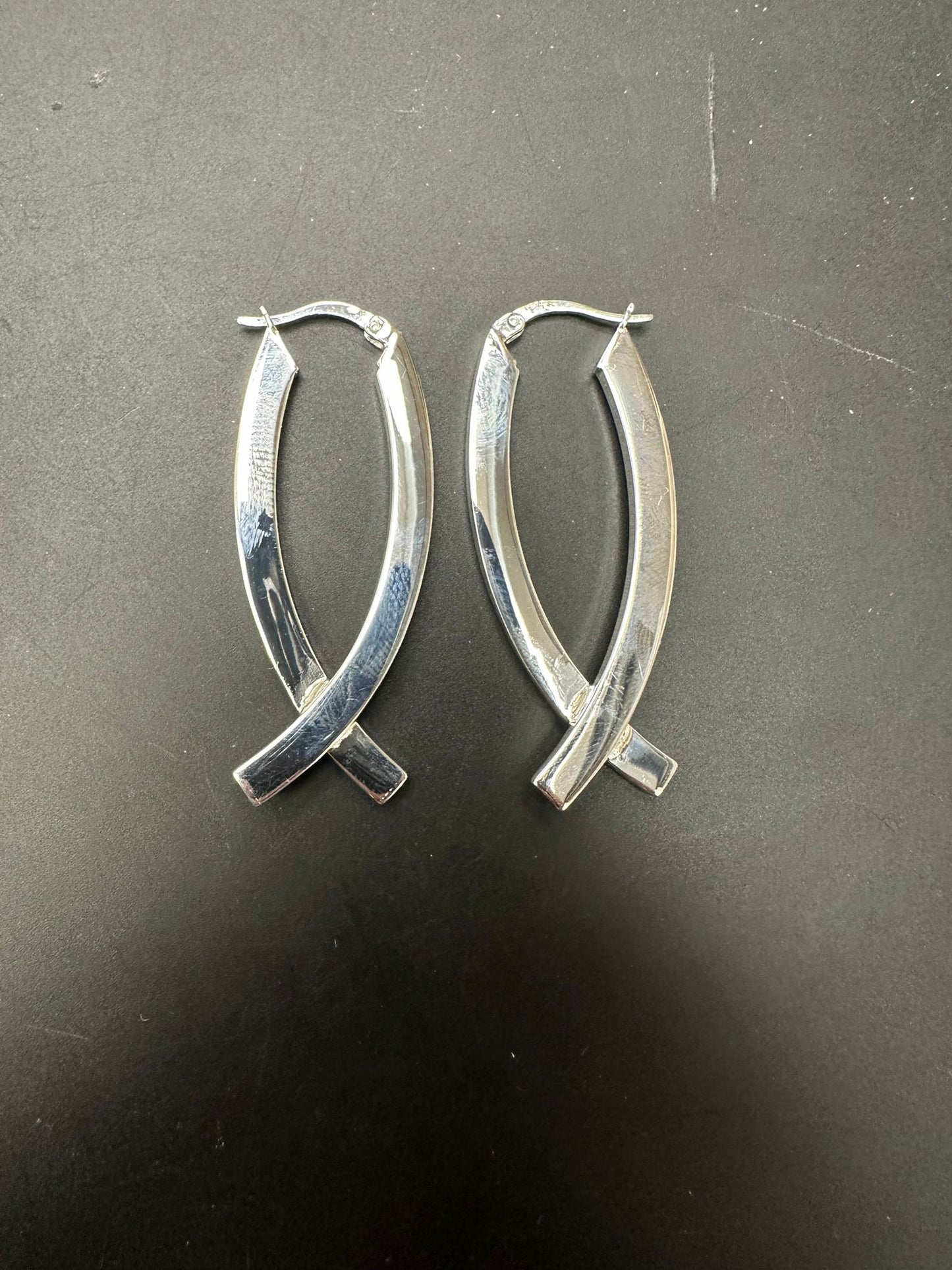 Sterling Silver Plain Earring EP500