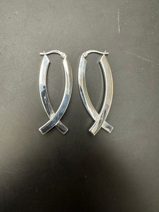 Sterling Silver Plain Earring EP500