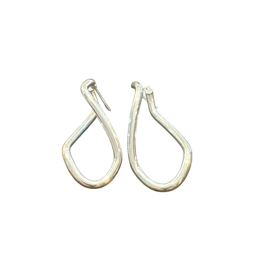 Sterling Silver Plain Earring EP505