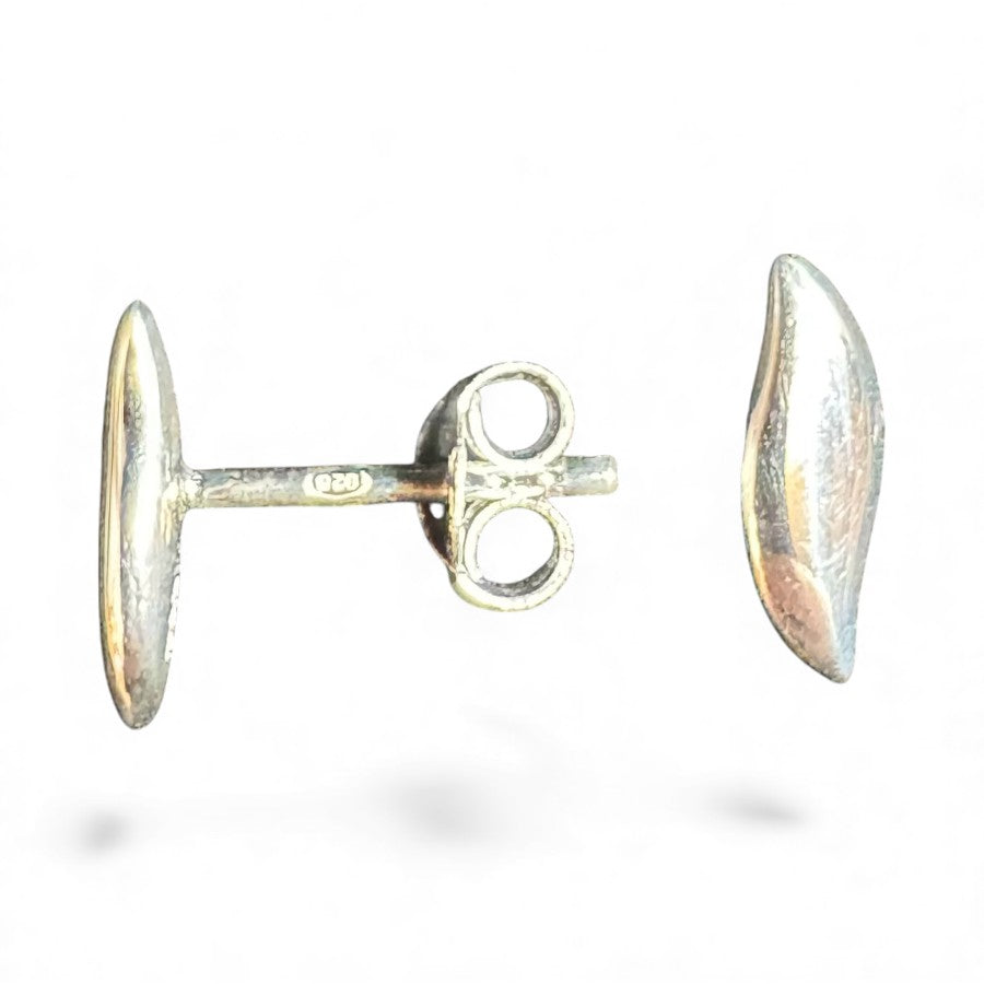 Sterling Silver Plain Stud Earring EP523