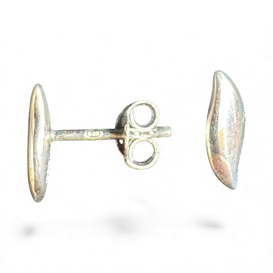 Sterling Silver Plain Stud Earring EP523