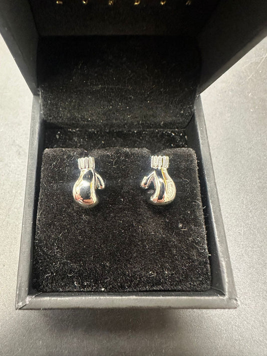 Sterling Silver Stud Earring Plain EP6102