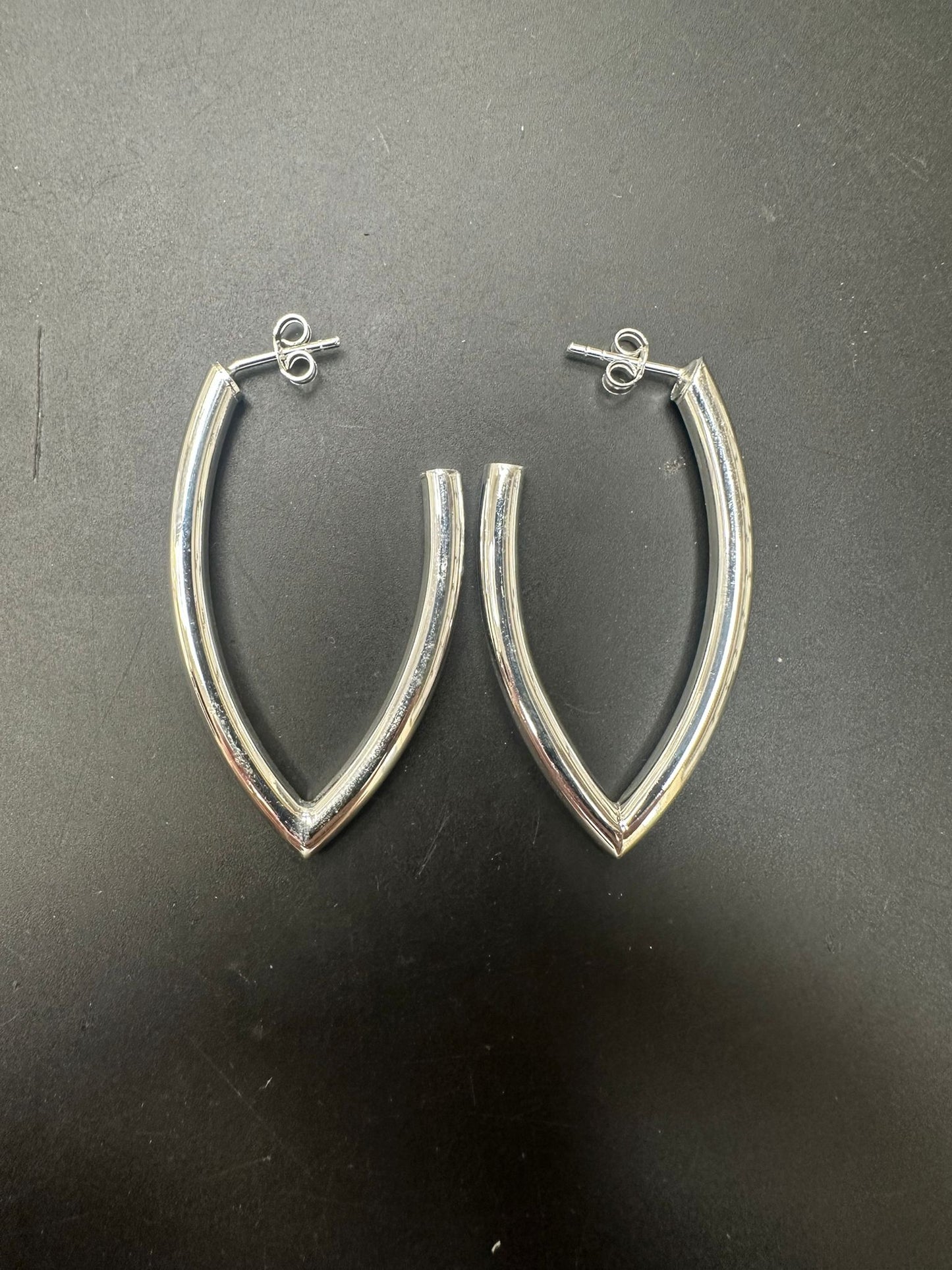 Sterling Silver Plain Earring EP812