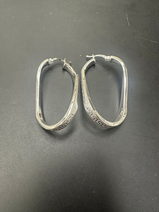 Sterling Silver Plain Earring EP821