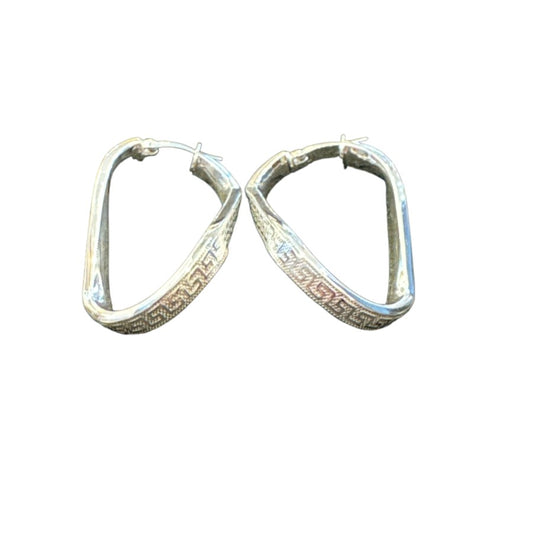 Sterling Silver Plain Earring EP821