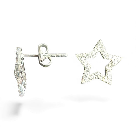 Sterling Silver Stud Earring CZ Stone EP9122