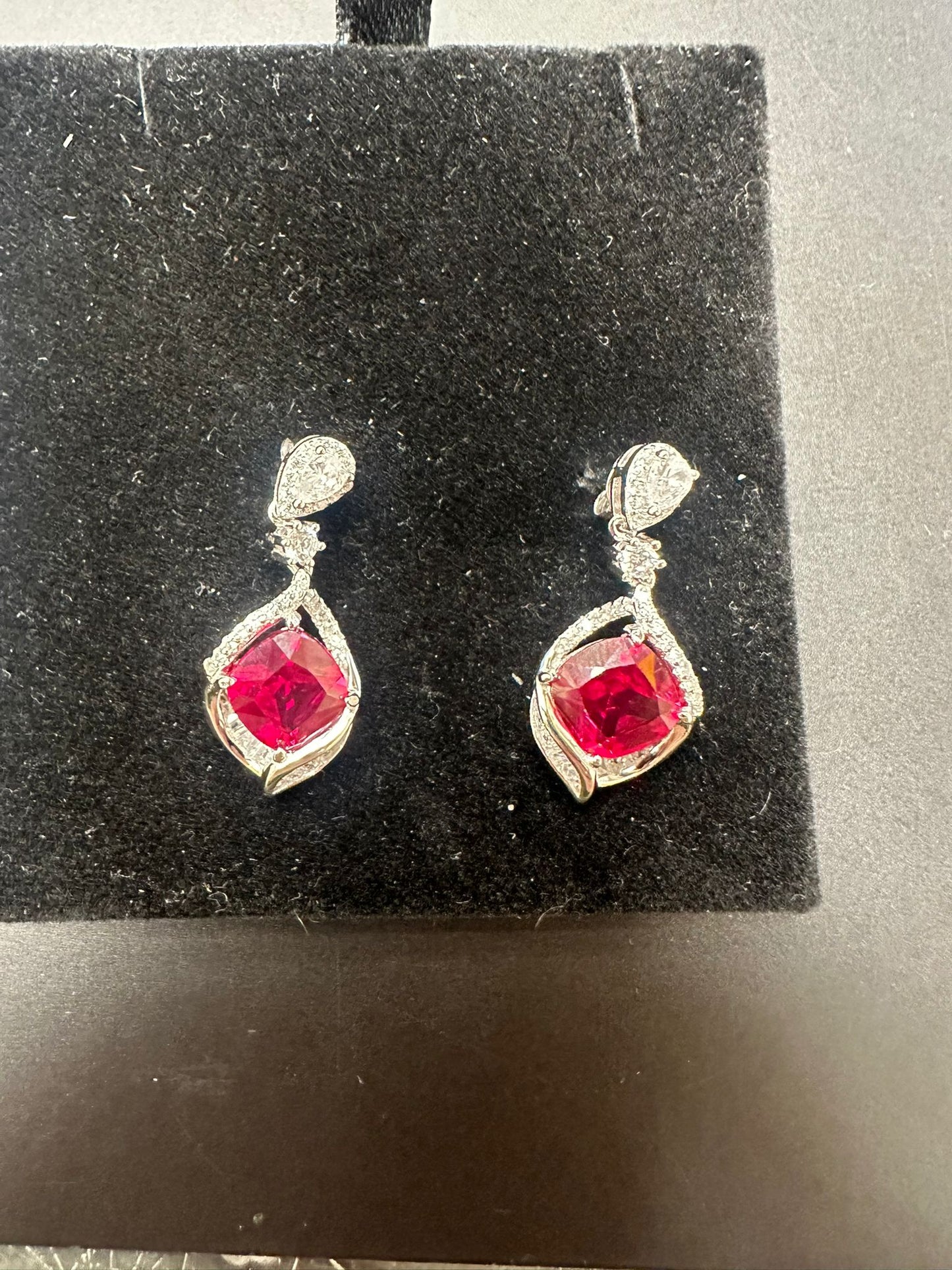 Sterling Silver Earring CZ Stone ERCZ10076