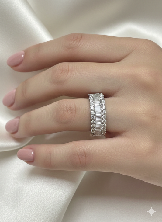 Sterling Silver Ring CZ Stone RCZ056