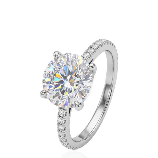 Sterling Silver Ring CZ Stone RCZ8106