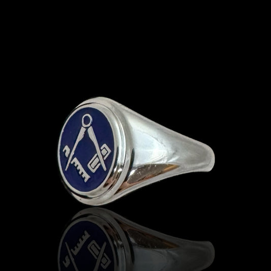 Sterling Silver Masonic Signet Ring SGN02
