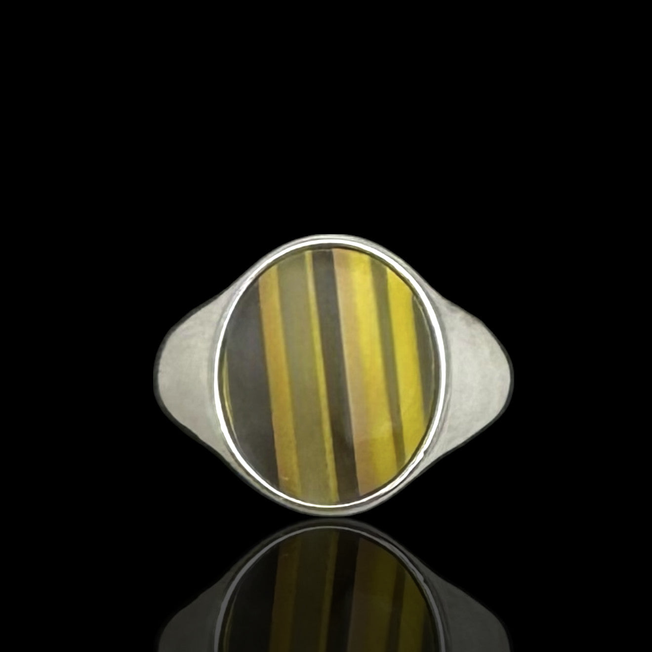 Sterling Silver Signet Ring With Stone SGN01