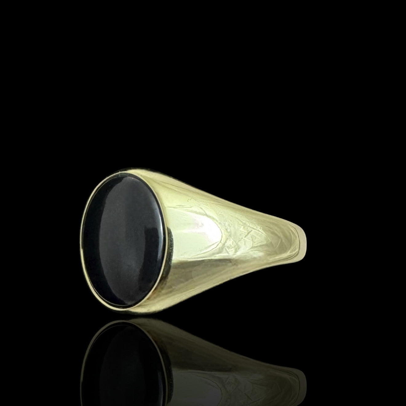 Sterling Silver Signet Ring With Stone SGN01