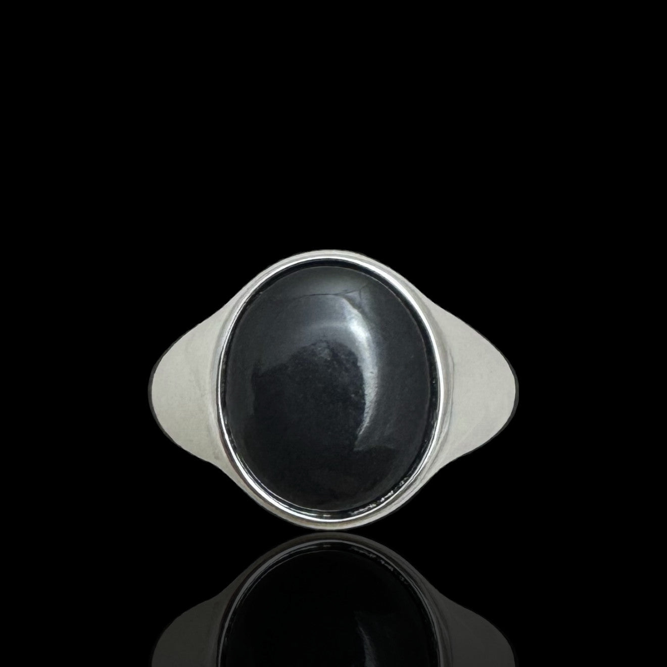 Sterling Silver Signet Ring With Stone SGN01