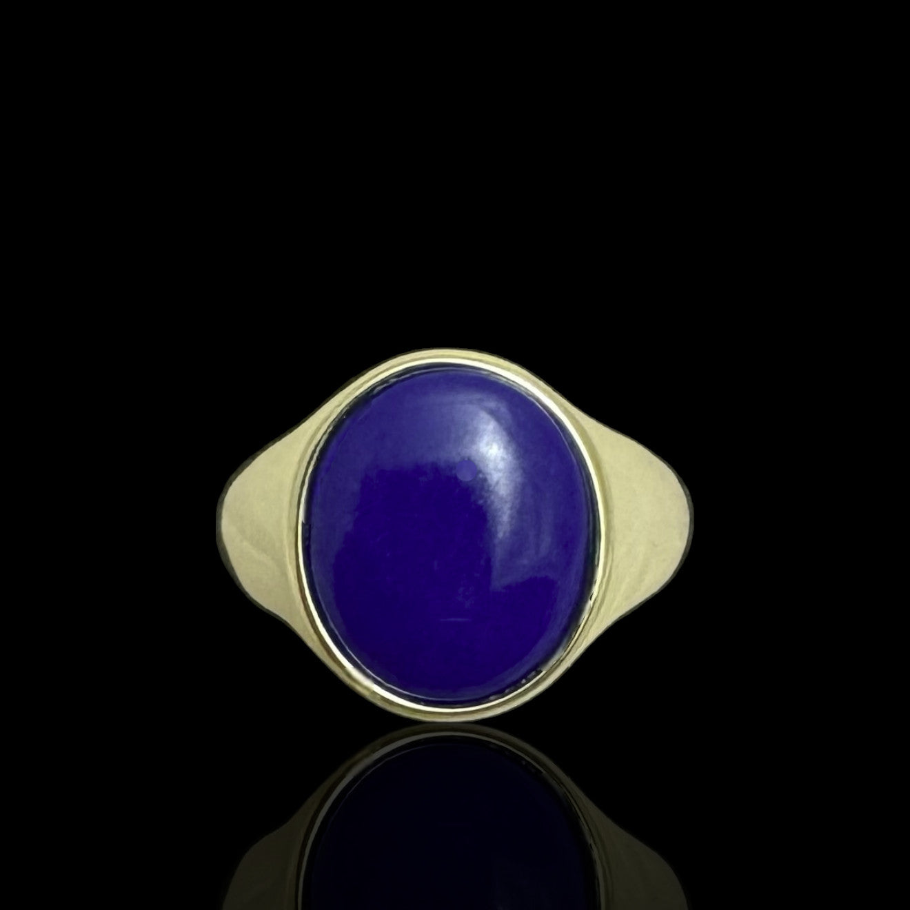 Sterling Silver Signet Ring With Stone SGN01