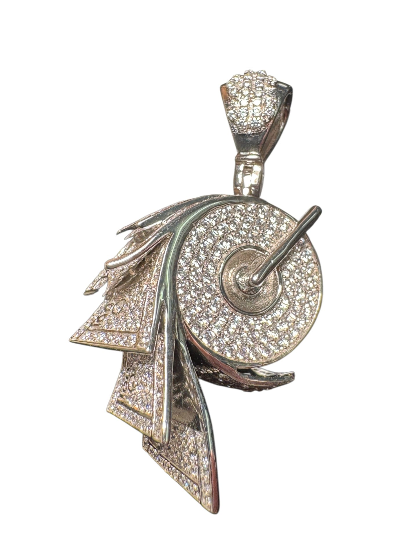 Sterling Silver Pendant CZ MP727