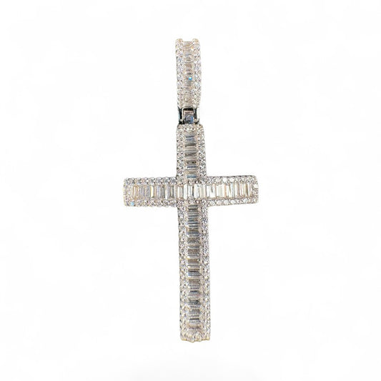 Sterling Silver Cross Pendant MPCZ10027