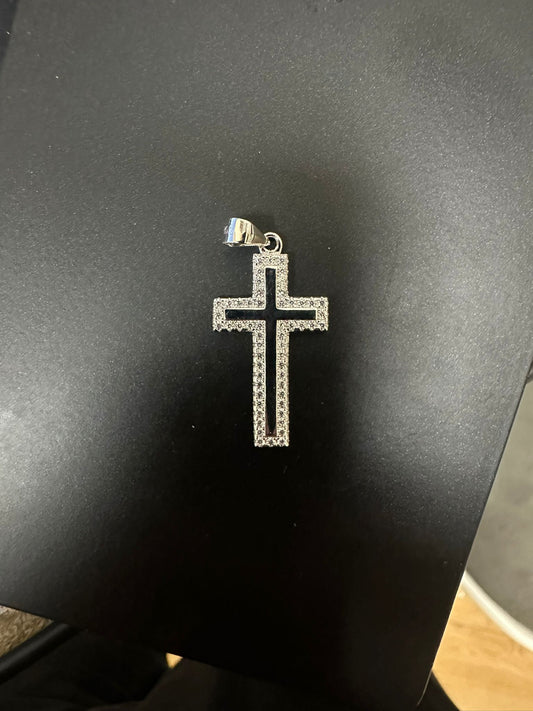 Sterling Silver Cross Pendant MPCZ10037