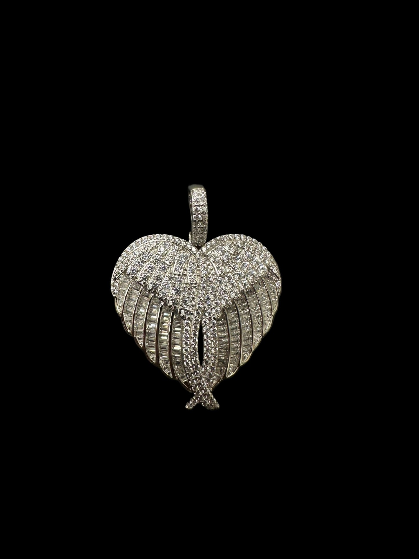 Sterling Silver Heart Pendant MPCZ10045