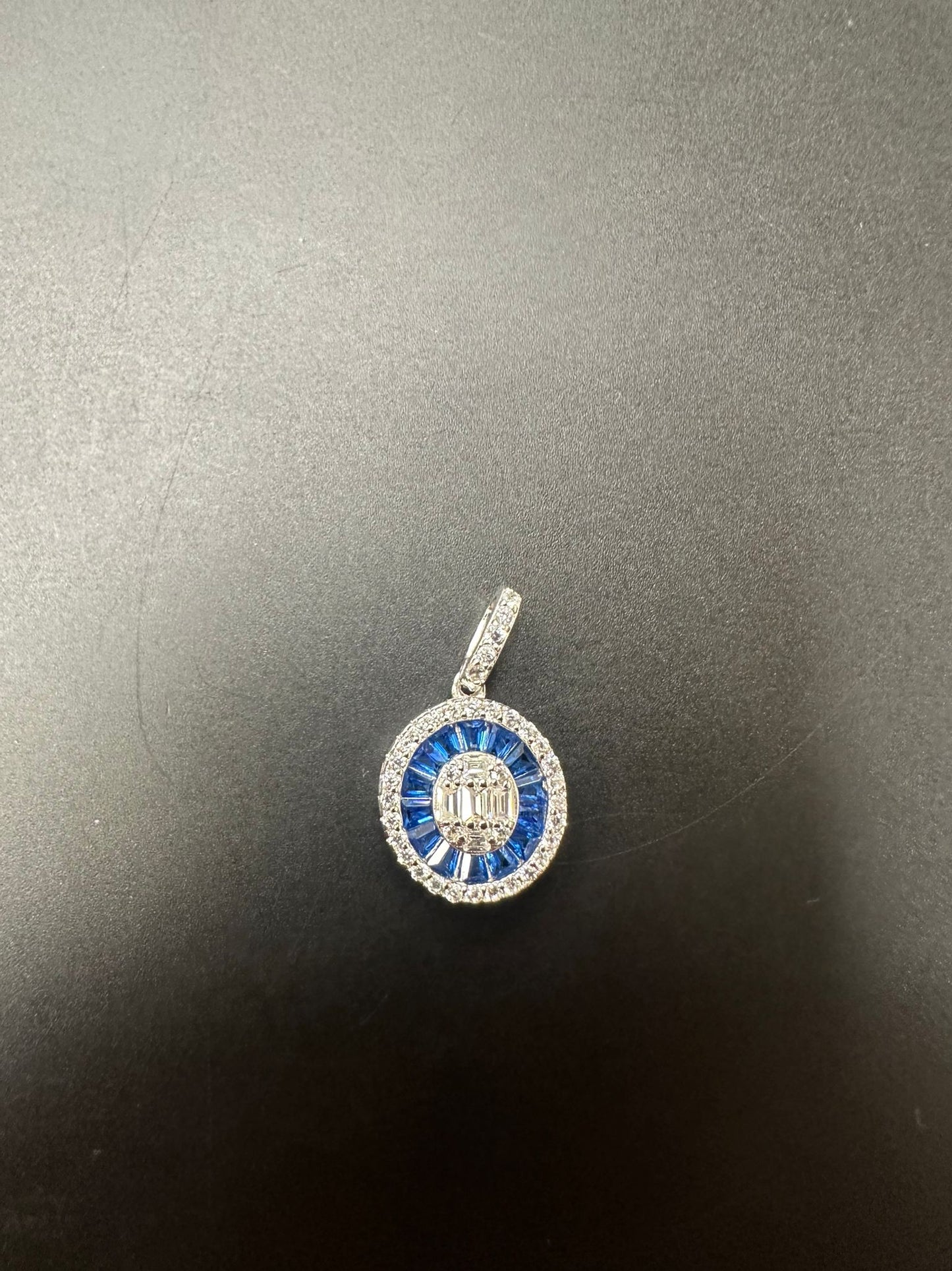 Sterling Silver Pendant CZ Stone MPCZ10092