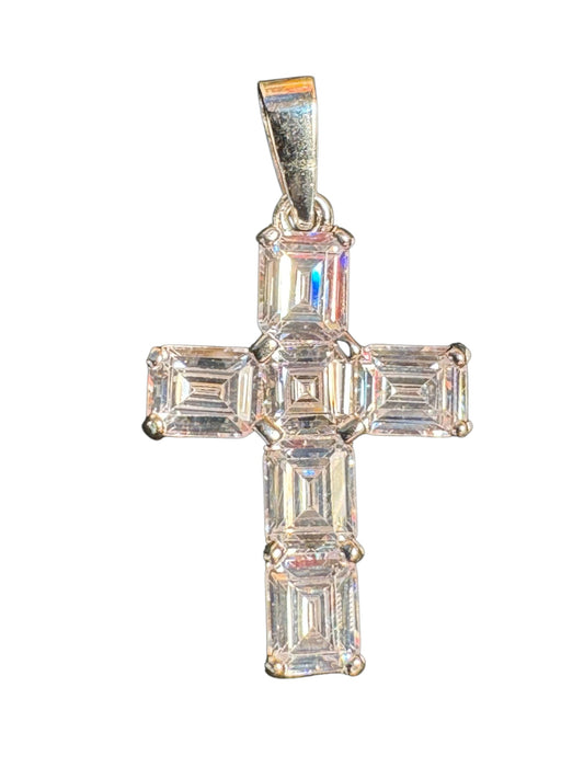 Sterling Silver Cross Pendant MPCZ10166