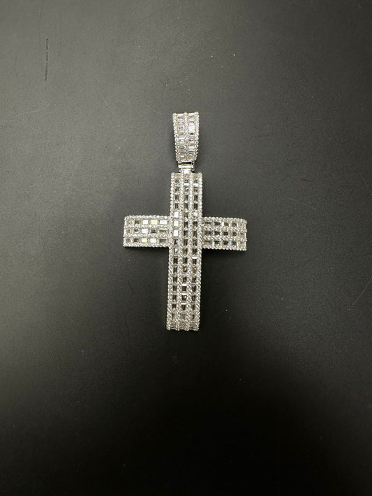 Sterling Silver Cross Pendant MPCZ301