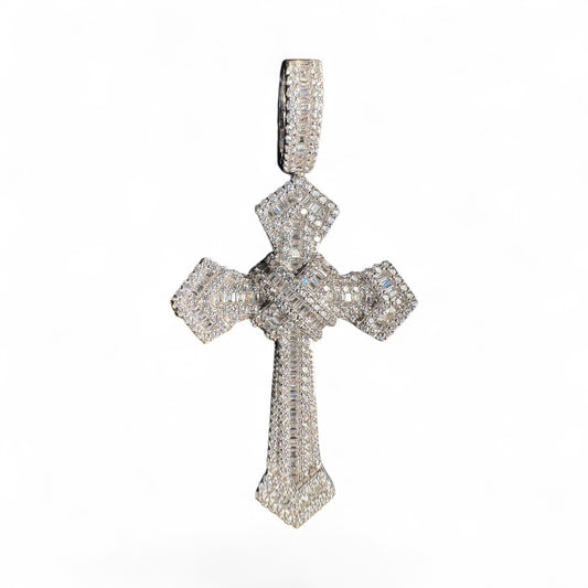 Sterling Silver Cross Pendant MPCZ3302