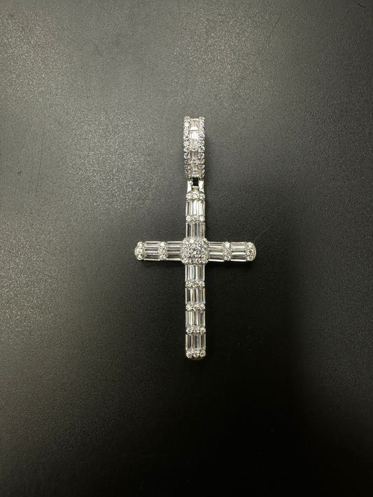 Sterling Silver Cross Pendant MPCZ3304