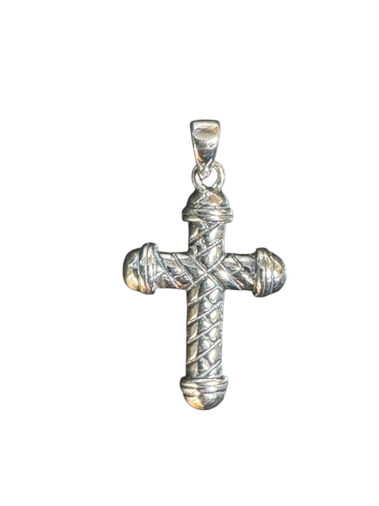 Sterling Silver Cross Pendant MPCZ3308