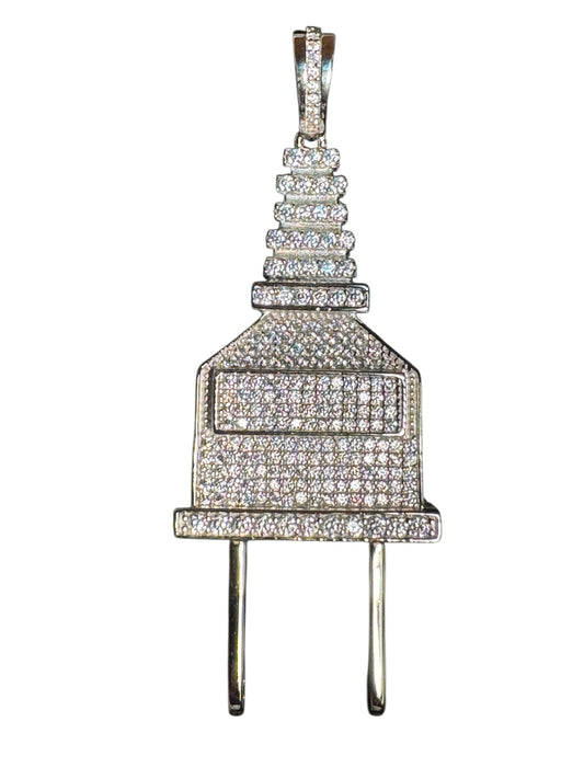 Sterling Silver CZ Pendant  MPCZ3313