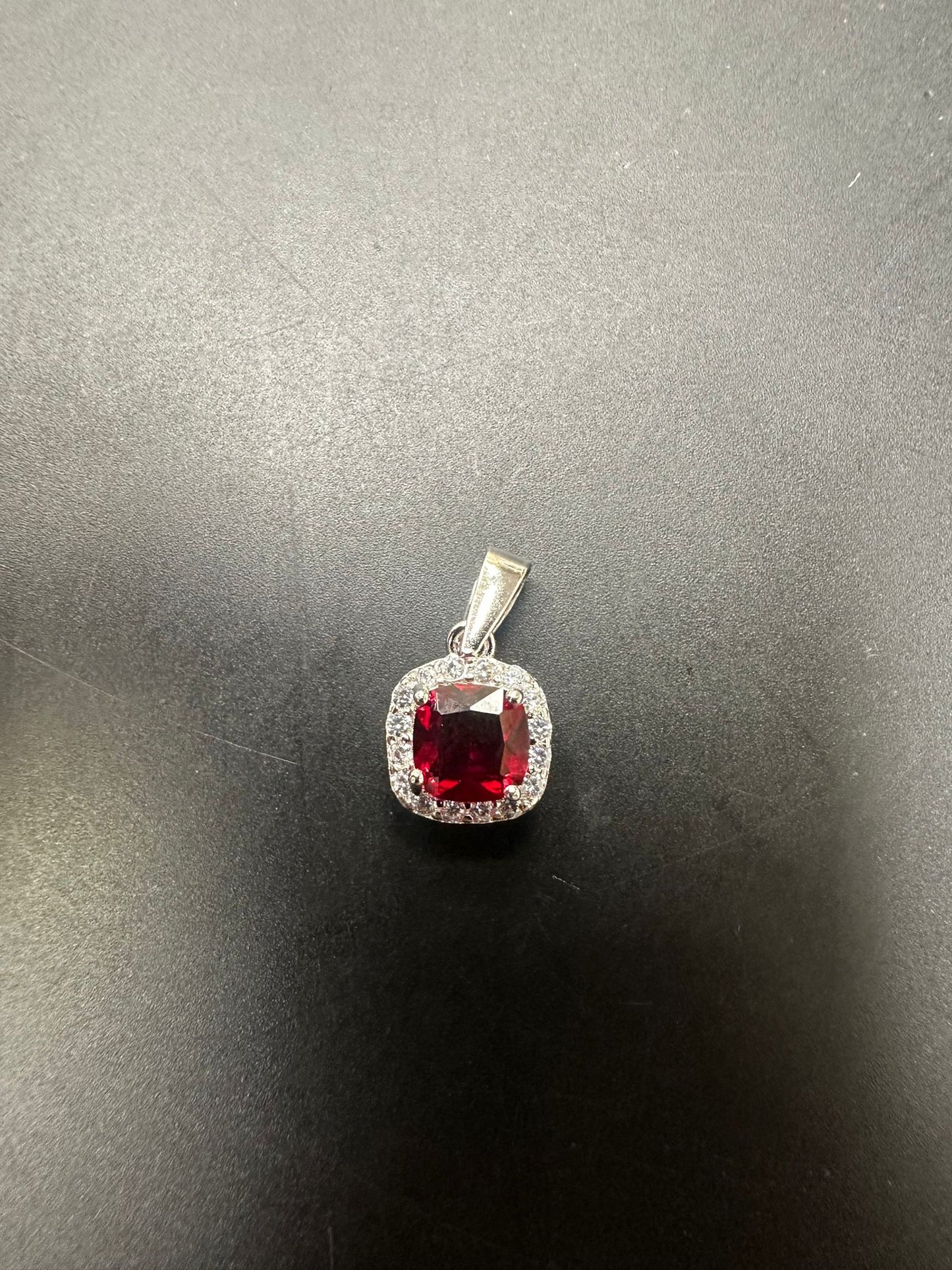 Sterling Silver Pendant CZ Stone MPCZ3363