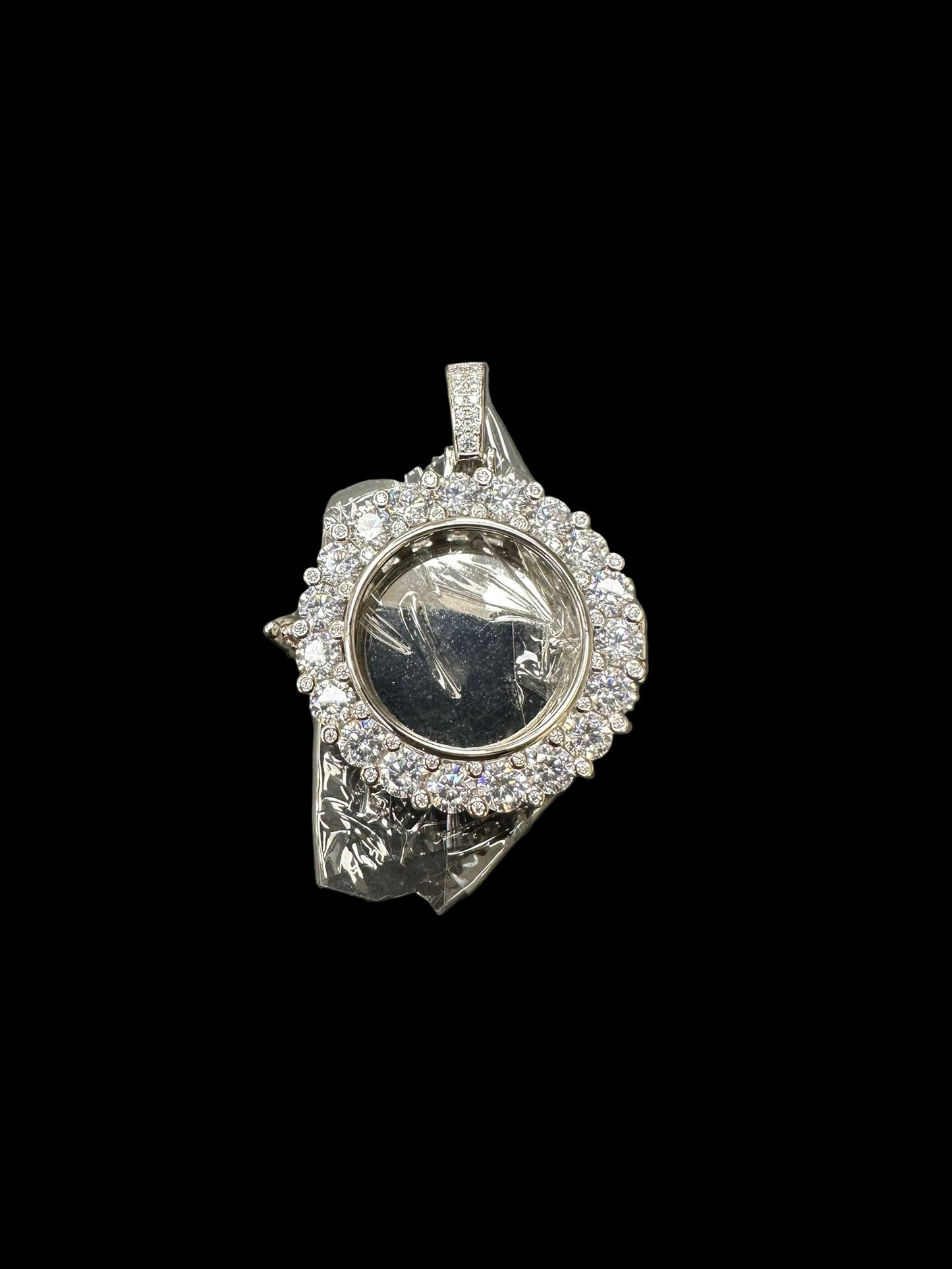 Sterling Silver Pendant CZ Stone MPCZ3373