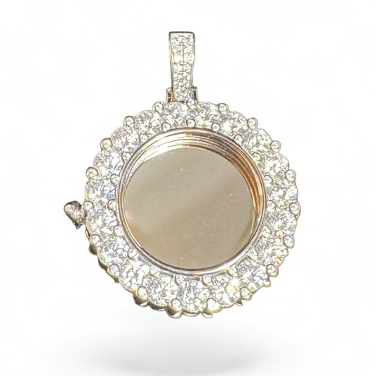 Sterling Silver Pendant CZ Stone MPCZ3373
