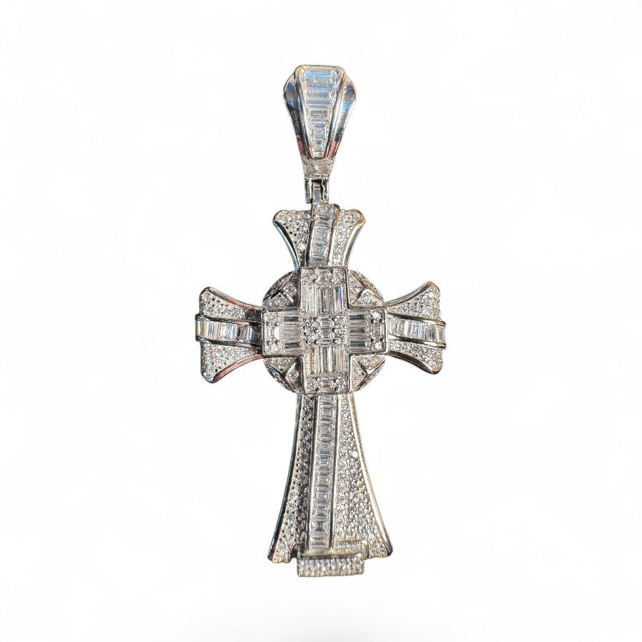 Sterling Silver Cross Pendant MPCZ8102