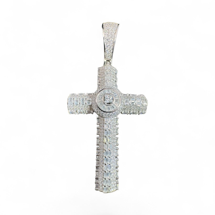 Sterling Silver Cross Pendant MPCZ8111