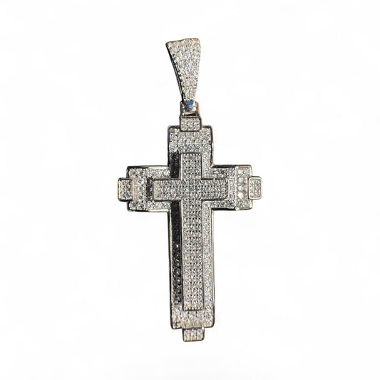 Sterling Silver Cross Pendant MPCZ8113