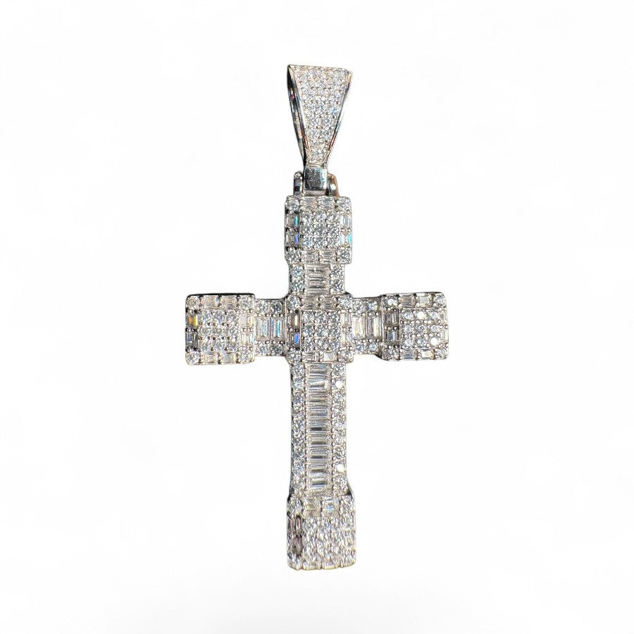 Sterling Silver Cross Pendant MPCZ8506
