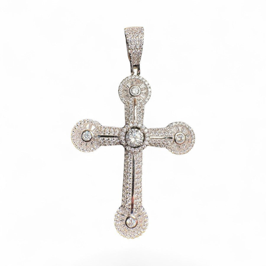 Sterling Silver Cross Pendant MPCZ8508