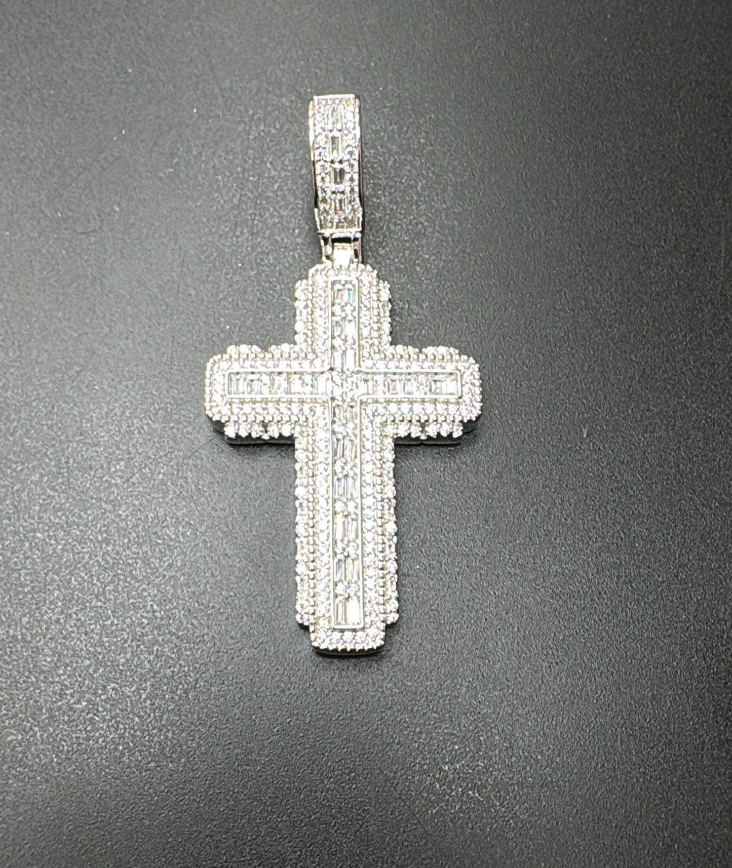 Sterling Silver Cross Pendant MPCZ918B