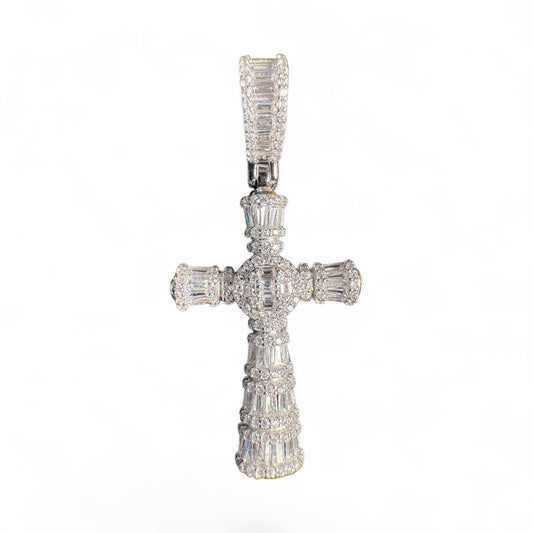 Sterling Silver Cross Pendant MPCZ925