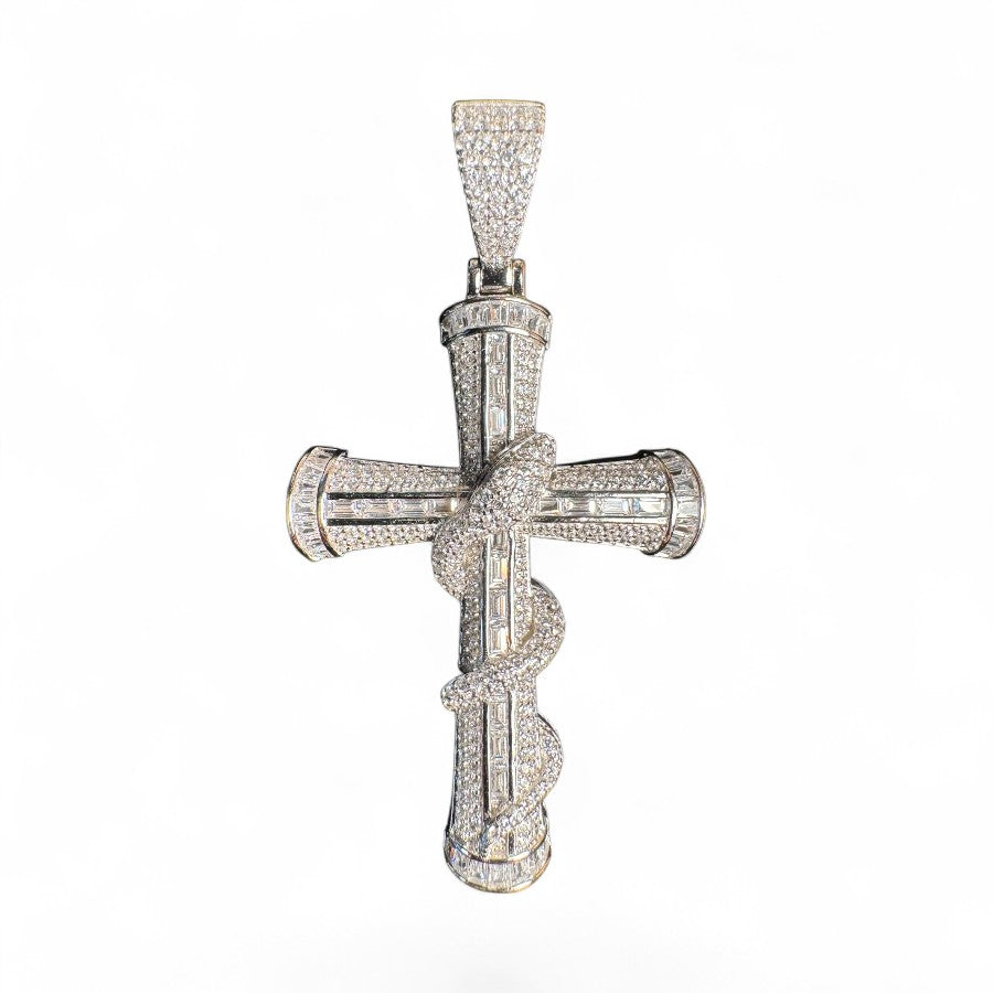 Sterling Silver Cross Pendant MPCZ8112