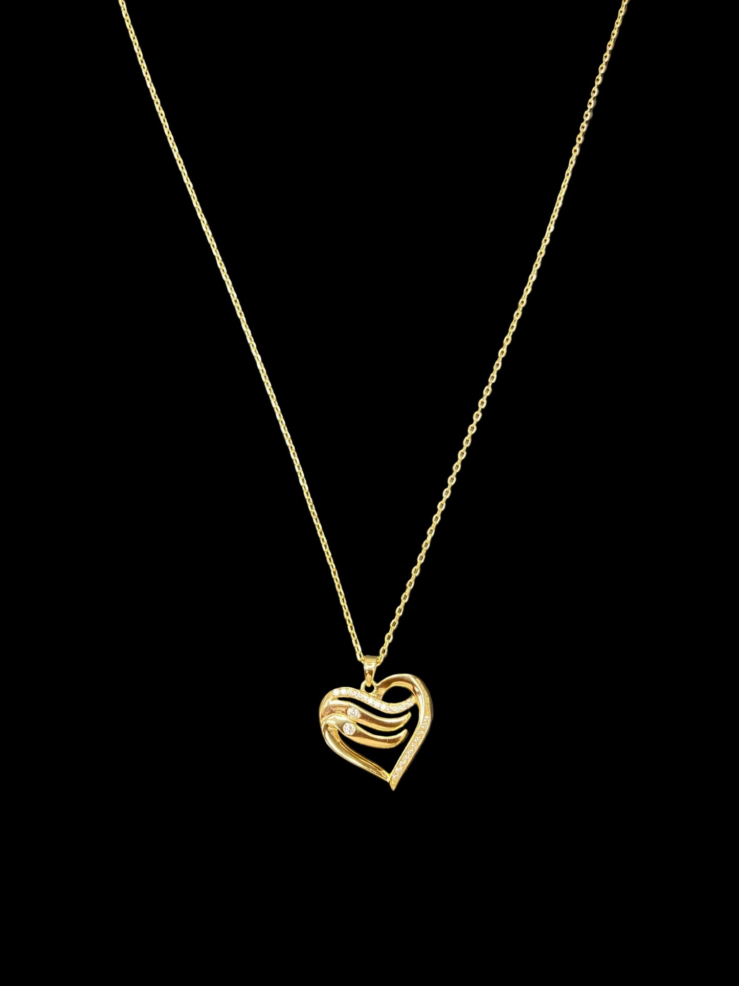 Sterling Silver Necklace CZ Stone NCZ100151